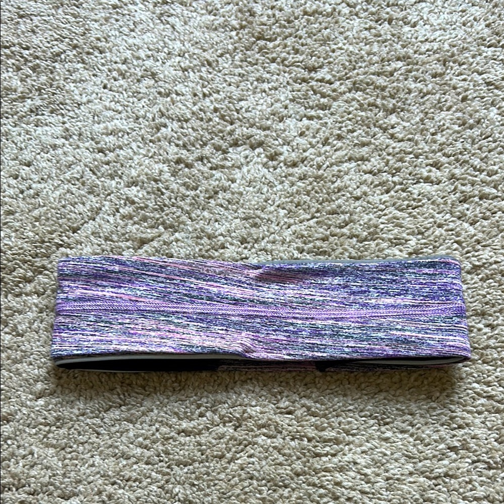 Lululemon Running Headband, One Size. Deep Purple and Multi-color.